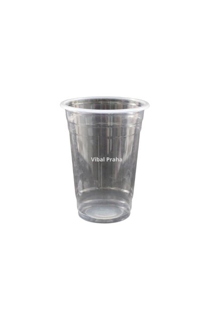 Plastic PP cup for bubble tea 500ml 50pcs/20packs
