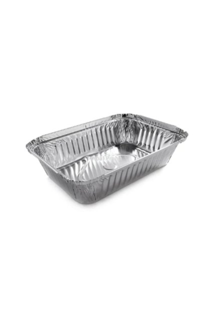 Aluminum one-part tray 928ml 214x149x43mm