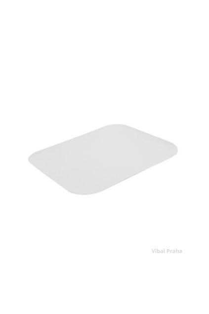 Aluminium foil container paper lid 212x149mm 100pcs/ 10 packs