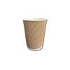 Papírový kelímek hnědý WRAP 250ml 25ks x  20bal