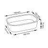 1910 vanicka papirova hranata 1000ml 168x120x75mm