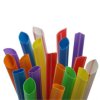 Bunter Strohhalm für Bubble Tea 11x230mm 40Stk/40Pkg