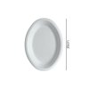 Talíř BIO oválný z cukr. třtiny 26cm 125ks/4bal