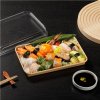 Sushi container with lid, Paper 241x152x50mm 50pcs/4 packs