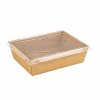 Hộp ECO KRAFT 1600ml kèm nắp 211x153x60mm 50cái/4bịch