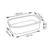 2078 vanicka papirova hranata 750ml 168x120x55mm
