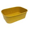 Rectangular paper bowl 750ml 168x120x55mm 50pcs/ 6 packs
