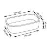 2120 vanicka papirova hranata 580ml 168x120x45mm