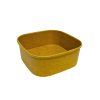 Quadratische Papierschale 500ml - 16oz 132x132x50mm