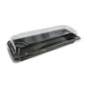 Sushi Schale mit PET Deckel 220x90x50mm 50Stk/8Pkg