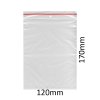 Túi ZIP LDPE, kích thước 120x170mm, 100 cái/10 gói/8 hộp