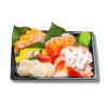 Bát Sushi kèm nắp PET 165x115x50mm 50 cái/8 bịch