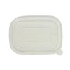 PET Deckel für rechteckige Schale 168x120mm