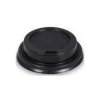 Černé víčko PS pro kelímky 250ml O80mm 100ks/10bal