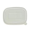 PP lid for rectangular paper bowl 168x120mm 50pcs/6 packs