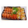 Sushi Schale mit PET Deckel 241x150x50mm 50Stk/8Pkg