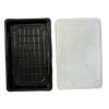 Bát Sushi kèm nắp PET 241x150x50mm 50 cái/8 bịch