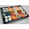 Sushi Schale mit PET Deckel 256x185x51mm 50Stk/4Pkg