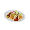 BIO oval plate from sugarcane 32cm 125pcs/4 packs
