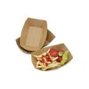 Brown paper boat tray 165x123x35mm 250pcs/4 packs