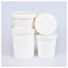White paper  bowl for soup 975ml 25pcs/ 20packs