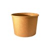 Brown paper bowl for soup 580ml  25pcs/ 20packs