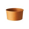 Brown paper bowl for salad 1000ml 50pcs/ 6packs