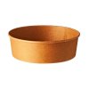 Brown paper bowl for  salad 1300ml 50pcs/ 6packs