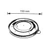 Klarer PP Deckel für Salatschalen Ø150mm 50Stk/6Pkg