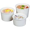 Weiße Papierschale für Suppe 580ml - 20oz 25Stk/20Pkg