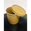 Brown paper bowl for soup 780ml  25pcs/20 packs