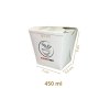 Square noodle ASIA BOX 450ml 50pcs/9 packs