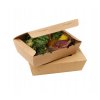 KRAFT box with window 700ml 170x118x45mm 50pcs/4 packs