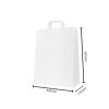 White Kraft Paper bag  320x170x420mm 250pcs/box