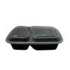 Plastic box two-compartment PP 950ml with lid