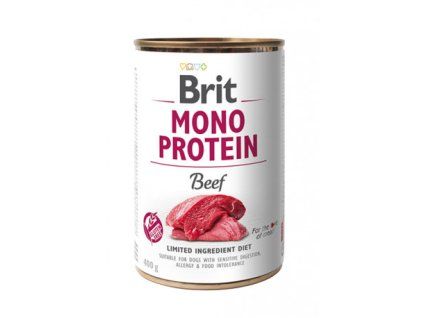 12252 1 brit dog konz mono protein beef 400g