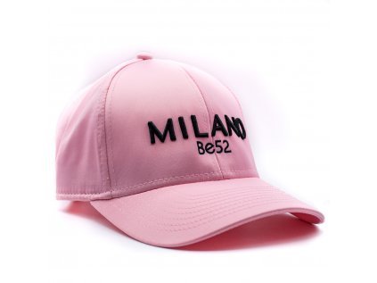 Be52 Milano velvet kšiltovka pink