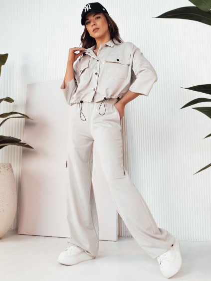 Dámská sada MAROD béžová Dstreet (Barva Béžová, Velikost S)