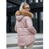 Dámská prošívaná zimní bunda STWINLE růžová Dstreet (Velikost S)