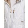 Dámská přechodná prošívaná bunda bílá Dstreet (Barva Bílá, Velikost S)