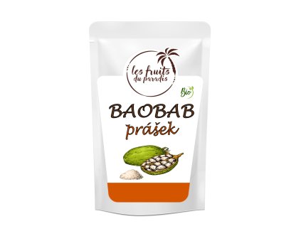 Baobab prášek BIO 100 g Les fruits du paradis