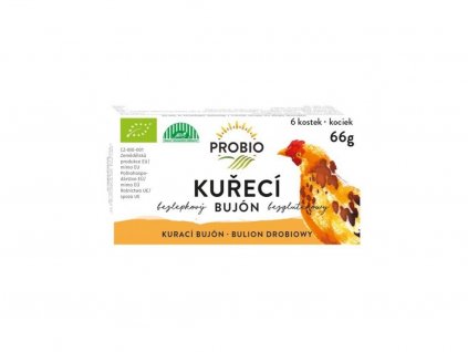 Bujón kuřecí kostky 6 x 0,5 L 66 g BIO