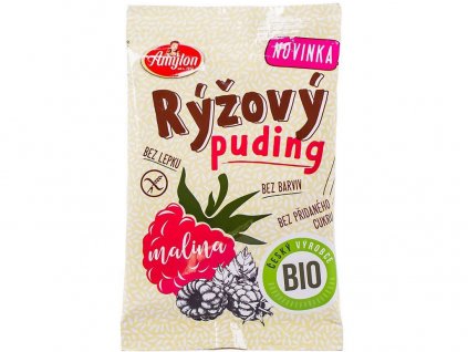 BIO Rýžový puding malinový 40 g - bez lepku