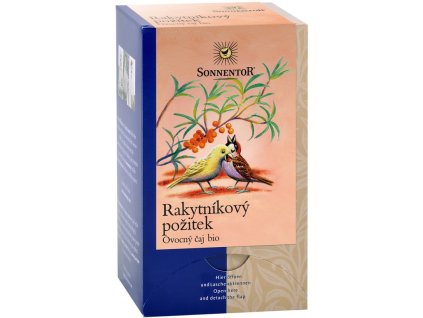 BIO Rakytníkový požitek čaj porc. dvoukomorový 54 g (18 sáčků)