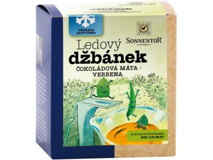 BIO Ledový džbánek Máta čokoládová-Verbena 32 g pyramidové sáčky