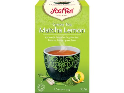 Zelený čaj matcha citrón BIO 17 x 1,8 g