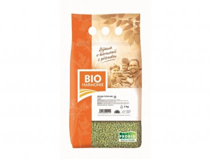 Čočka zelená BIO 3 kg BIOHARMONIE