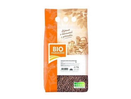 Čočka červená neloupaná 3 kg BIOHARMONIE