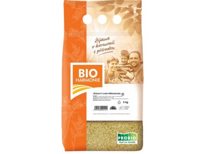 Cukr třtinový přírodní 3 kg BIOHARMONIE