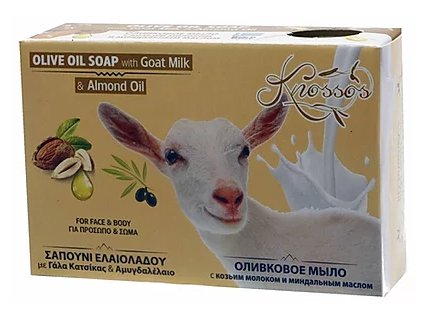 Olivové mýdlo s kozím mlékem a mandlovým olejem 100 g